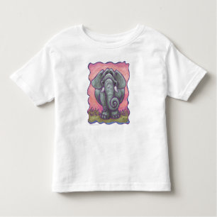 Camiseta Infantil T-Shirts de elefante