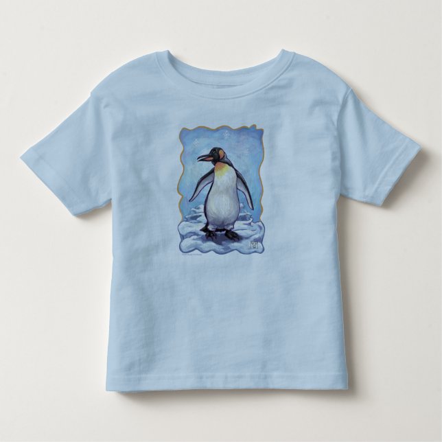Camiseta Infantil T-Shirts de pinguim (Frente)