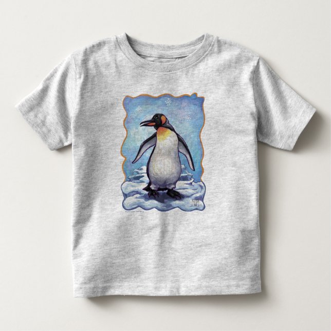 Camiseta Infantil T-Shirts de pinguim (Frente)