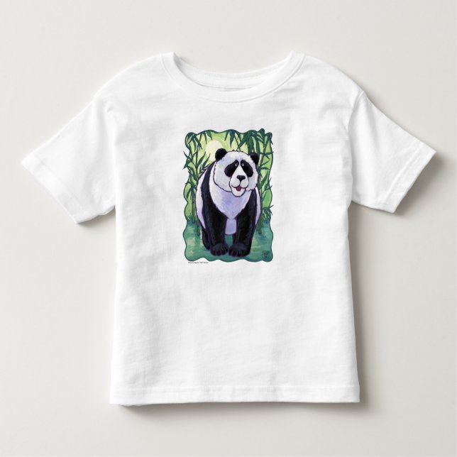 Camiseta Infantil T-Shirts de Urso Panda (Frente)