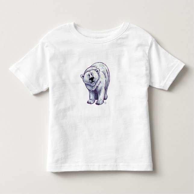 Camiseta Infantil T-Shirts de Urso Polar (Frente)