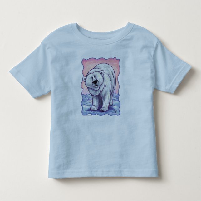 Camiseta Infantil T-Shirts de Urso Polar (Frente)