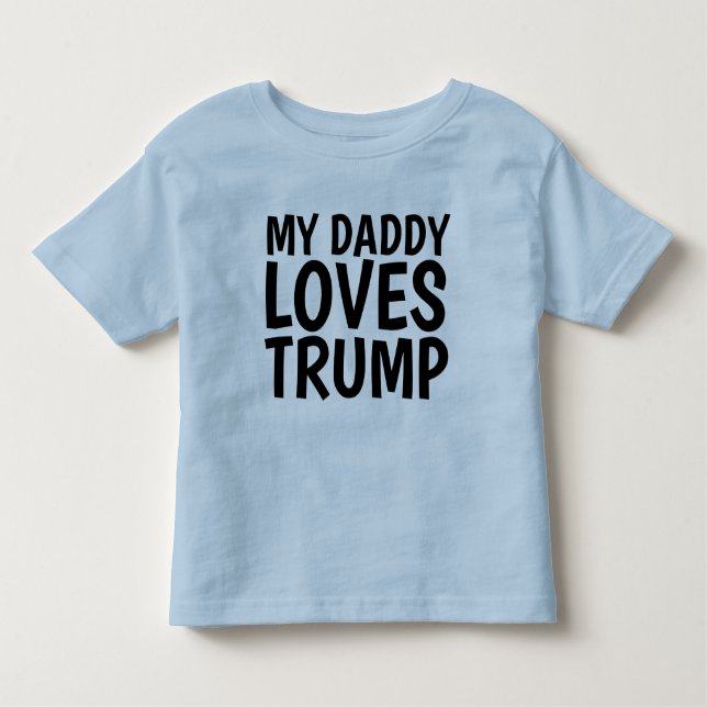 Camiseta Infantil T-shirts DONALD TRUMP TODLER (Frente)