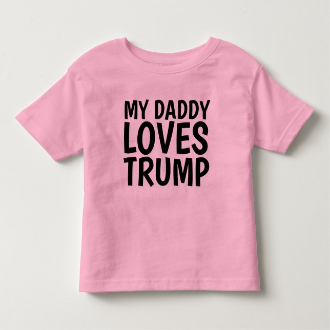 Camiseta Infantil T-shirts DONALD TRUMP TODLER (Frente)