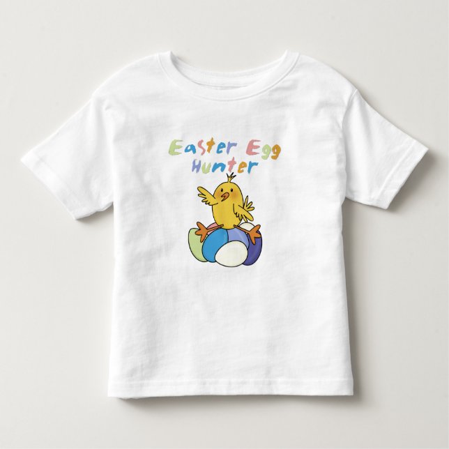 Camiseta Infantil T-shirts e presentes de caça aos ovos de Páscoa (Frente)