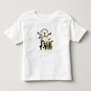 Camiseta Infantil T-shirts e presentes de Feriado para Amigos de Nev