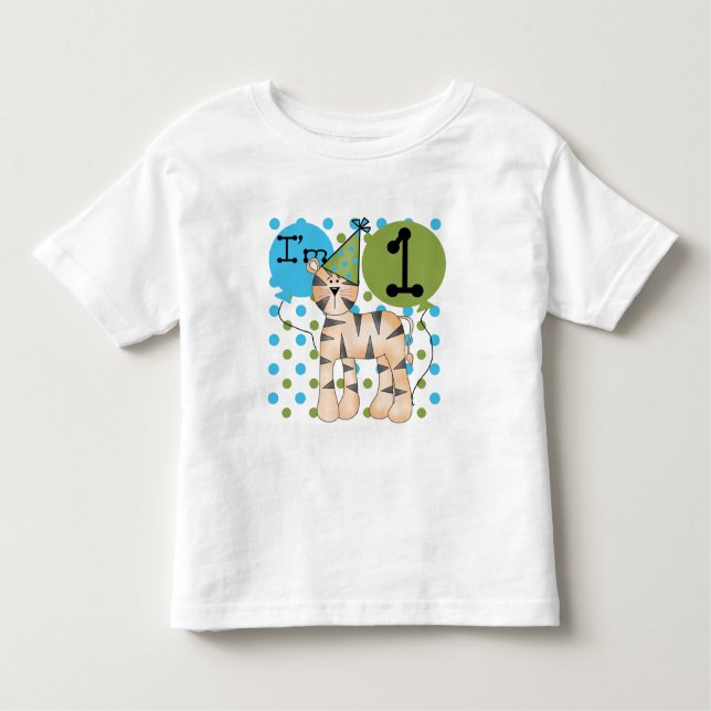 Camiseta Infantil T-shirts e presentes primeiros aniversarios de Tig (Frente)