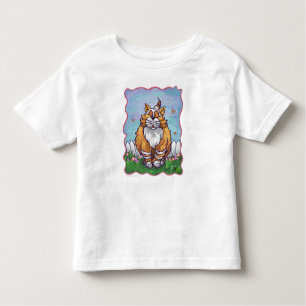 Camiseta Infantil T-Shirts Ginger Cat