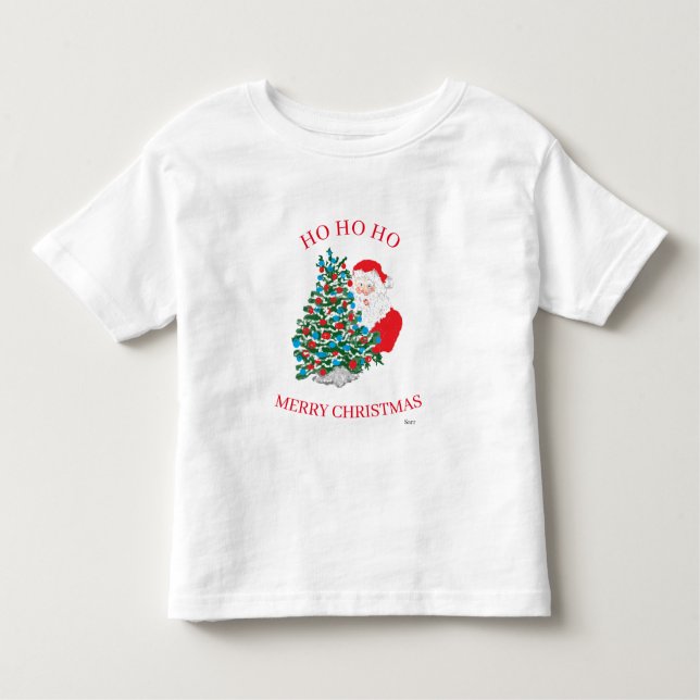 Camiseta Infantil T-Shirts/PAPAIS NOEIS HO HO HO (Frente)