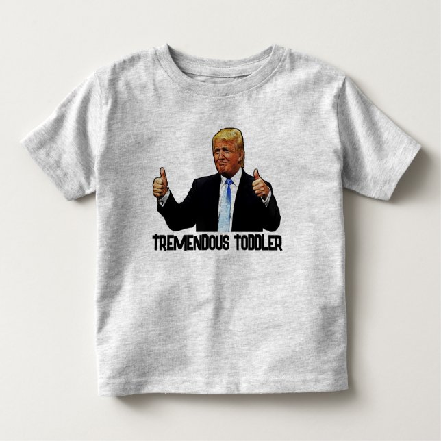 CAMISETA INFANTIL T-SHIRTS TREMENDOUS TRUMP (Frente)