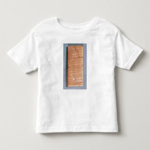 Camiseta Infantil Tabuleta que relaciona os sacrifícios do ritual