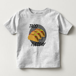Camiseta Infantil Taco Design - Toddler Fine Jersey T-Shirt
