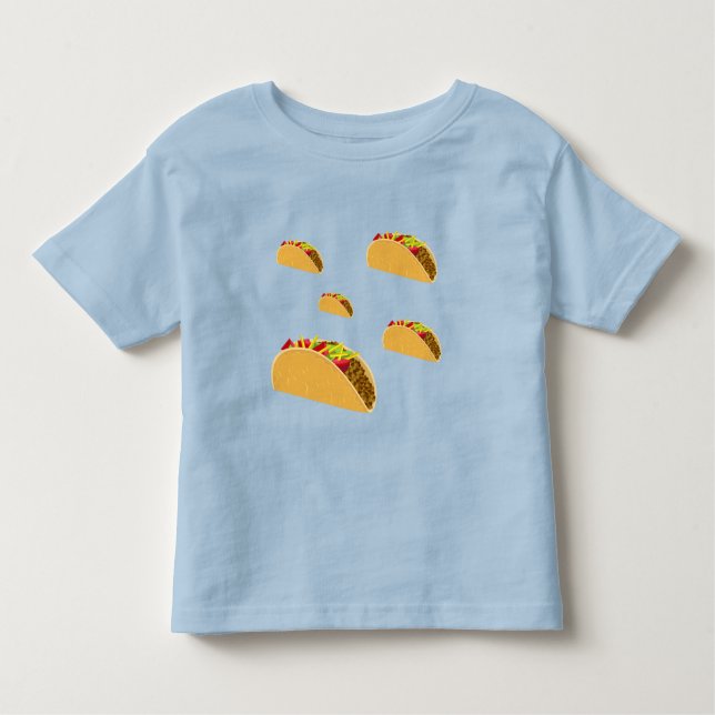 Camiseta Infantil Taco Design - Toddler Fine Jersey T-Shirt (Frente)