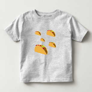 Camiseta Infantil Taco Design - Toddler Fine Jersey T-Shirt