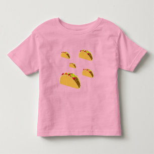 Camiseta Infantil Taco Design - Toddler Fine Jersey T-Shirt