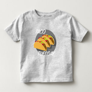 Camiseta Infantil Taco Design - Toddler Fine Jersey T-Shirt