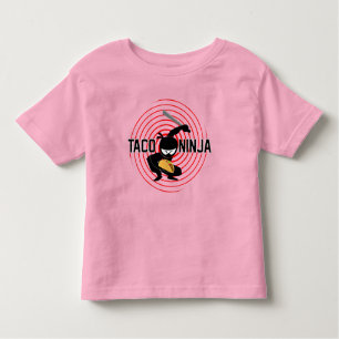 Camiseta Infantil Taco Ninja Design - Toddler Fine Jersey T-Shirt