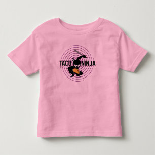 Camiseta Infantil Taco Ninja Design - Toddler Fine Jersey T-Shirt