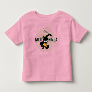 Camiseta Infantil Taco Ninja Design - Toddler Fine Jersey T-Shirt