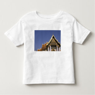 Camiseta Infantil Tailândia, Bangkok. O sol da manhã reflete sobre