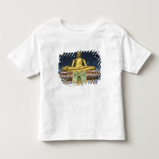 Camiseta Infantil Tailândia, Ilha Koh Samui. Grande Buda. (Frente)