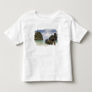 Camiseta Infantil Tailândia, Ilha Phi Phi Lay, Baía de Maya.