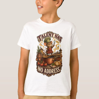 Camiseta Infantil Talent Has No Address