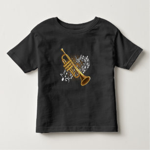 Camiseta Infantil Tambor Musical Notes Jazz Music Art