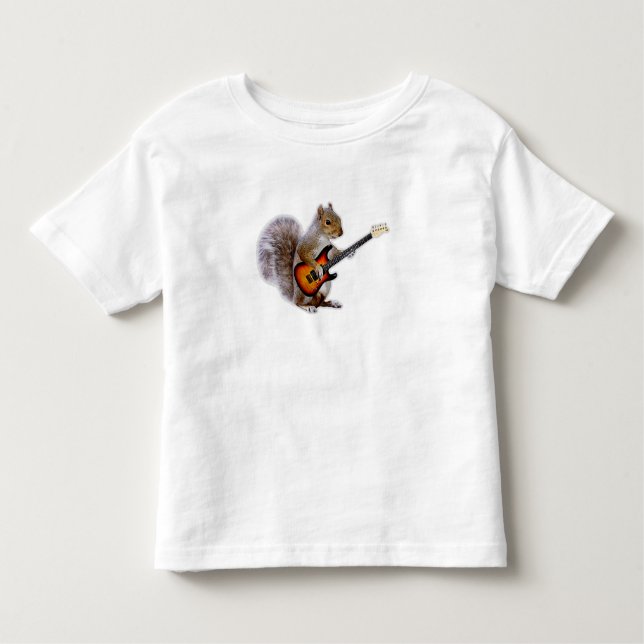 Camiseta Infantil Tampa do violão| Guitarra de Brincadeira (Frente)