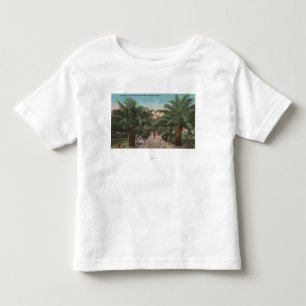 Camiseta Infantil Tampa, FL - ideia da entrada do parque do ponto do