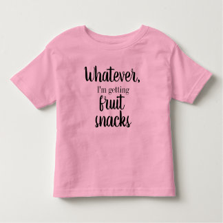 Camiseta Infantil Tanto faz, estou a apanhar Frutas de lata