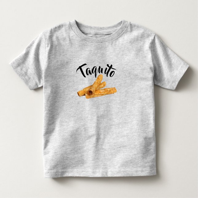 Camiseta Infantil Taquito Pequenas Crianças de Taquito Texmex Famíli (Frente)