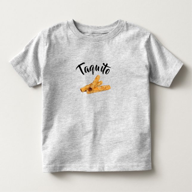 Camiseta Infantil taquito pouco tipo texmex mamafunny do taco do (Frente)