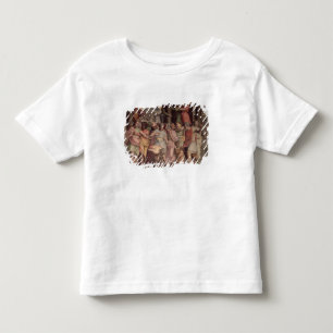 Camiseta Infantil Tarquinius o orgulhoso fundando o templo de Jupite
