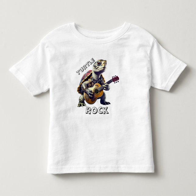 Camiseta Infantil Tartaruga Animal Desenho Caricatura (Frente)