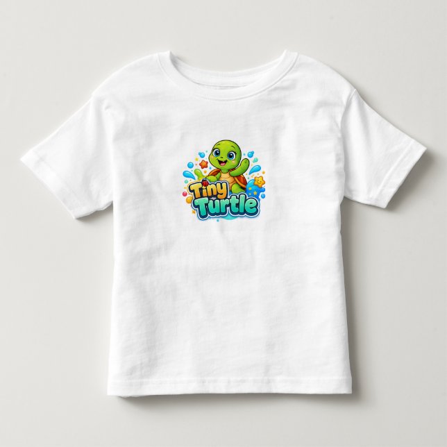 Camiseta Infantil Tartaruga Bebê Fofa (Frente)