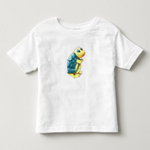 Camiseta Infantil Tartaruga de desenho engraçado