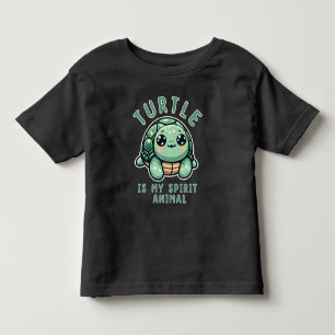 Camiseta Infantil Tartaruga é meu animal espiritual Presente de tart