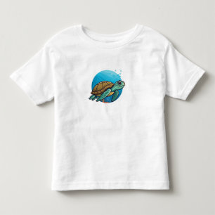 CAMISETA INFANTIL TARTARUGA MARINHA FOFINHA