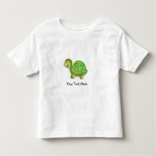 Camiseta Infantil Tartaruga pintado à mão para miúdos - PERSONALIZE