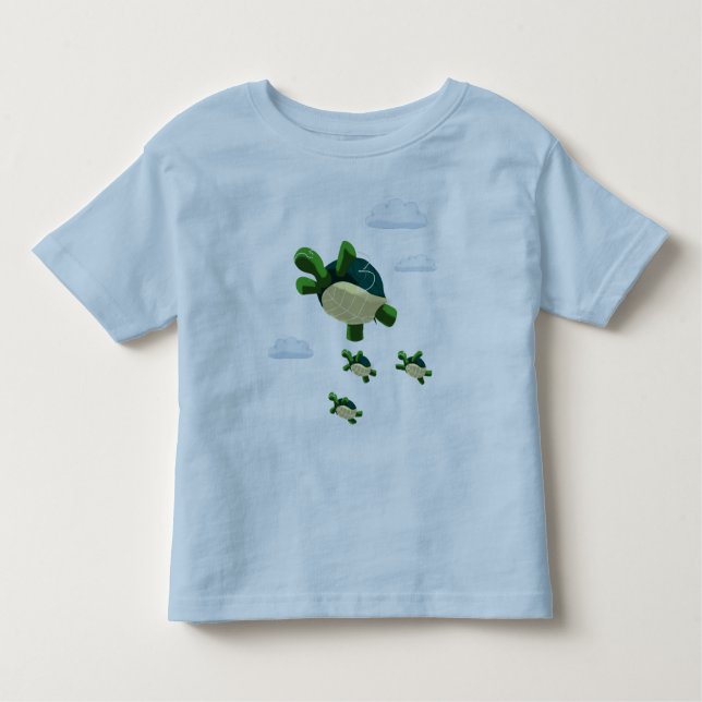 Camiseta Infantil Tartaruga voadora (Frente)