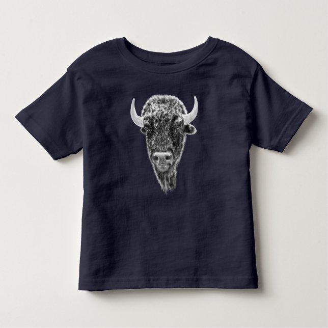 Camiseta Infantil Tatanka, animal do espírito do búfalo (bisonte (Frente)