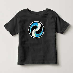 Camiseta Infantil Tatuagem dobro da onda