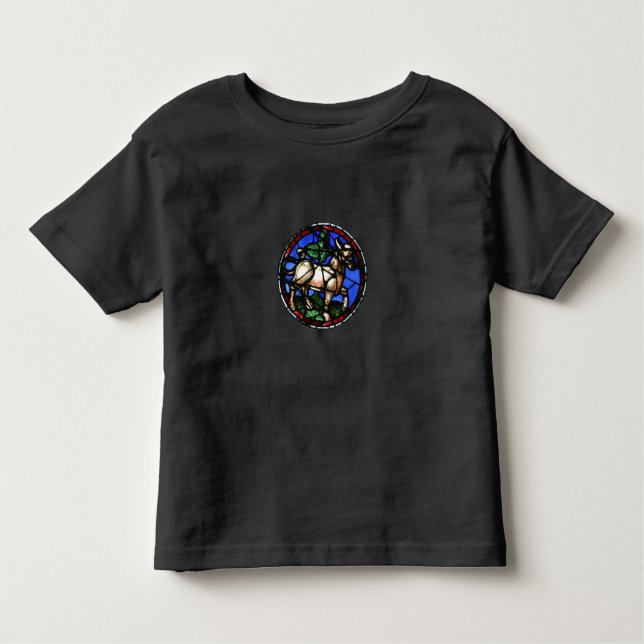 Camiseta Infantil Taurus Zodiac StainGlass Notre-Dame de Paris TT (Frente)