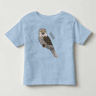 Camiseta Infantil Tawny frogmouth bird cartoon