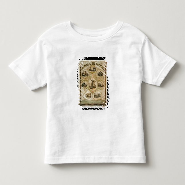Camiseta Infantil "Taylor e seu exército" (litho) (Frente)