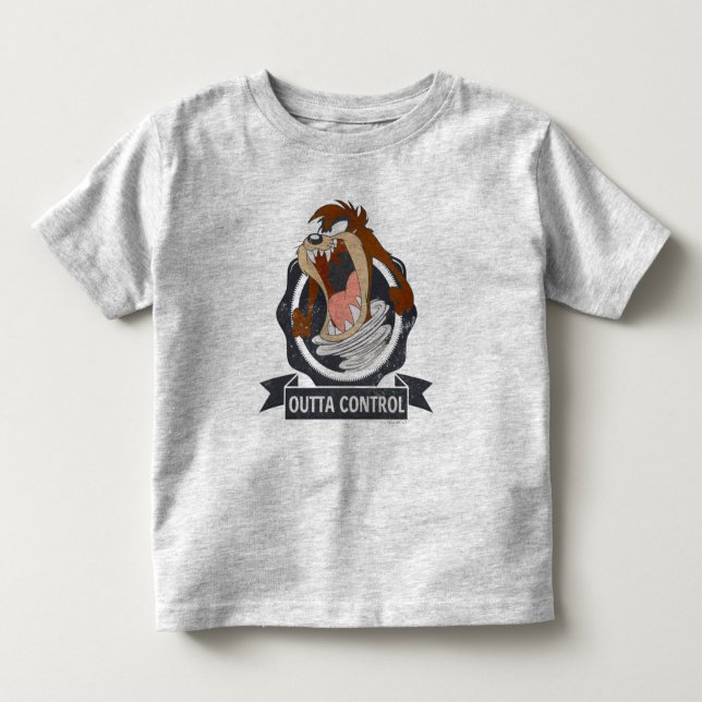 Camiseta Infantil TAZ™ Fora de Controle (Frente)