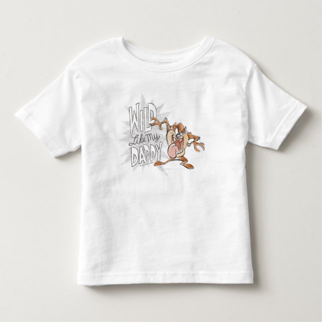 Camiseta Infantil TAZ™| Selvagem Como Meu Pai (Frente)