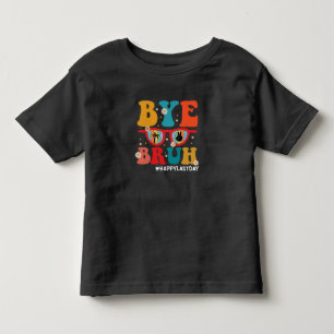 Camiseta Infantil Tchau Irmão Professor Feliz Último Dia de Aula Ver
