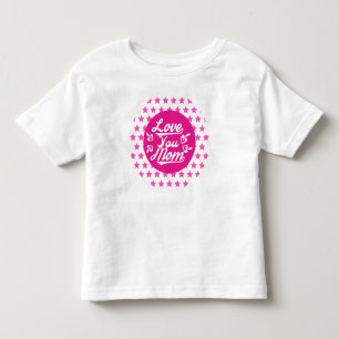 Camiseta Infantil Te Amo Mãe - Círculo Dia de as mães-11096